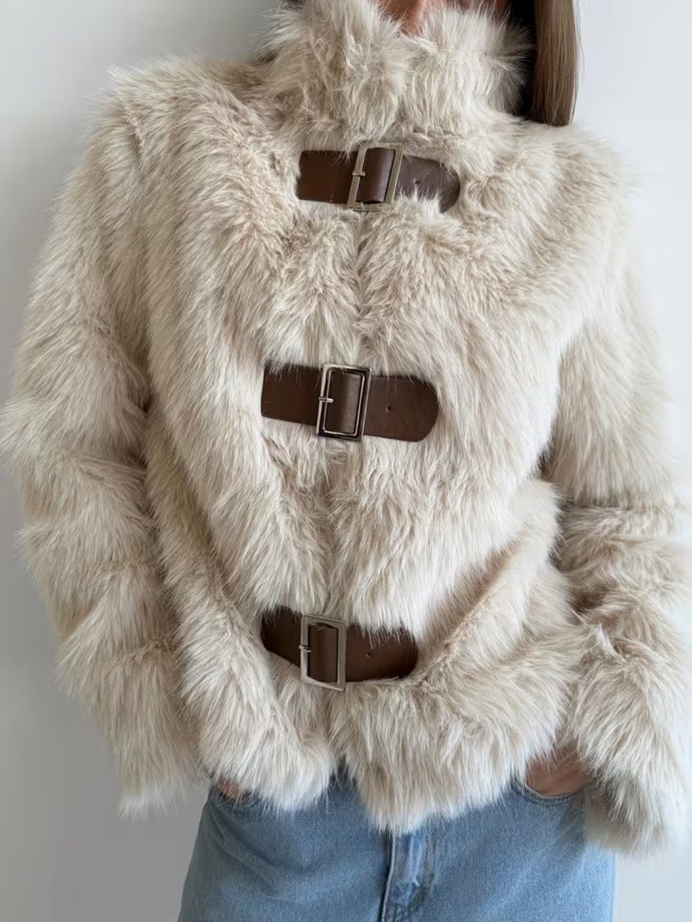 Warm, Stylish, and Elegant Faux Coat, Suitable for Women's Autumn and Winter